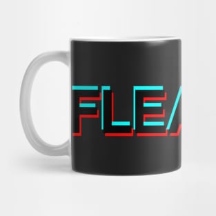 FLEABAG Logo Glitch - Black Mug